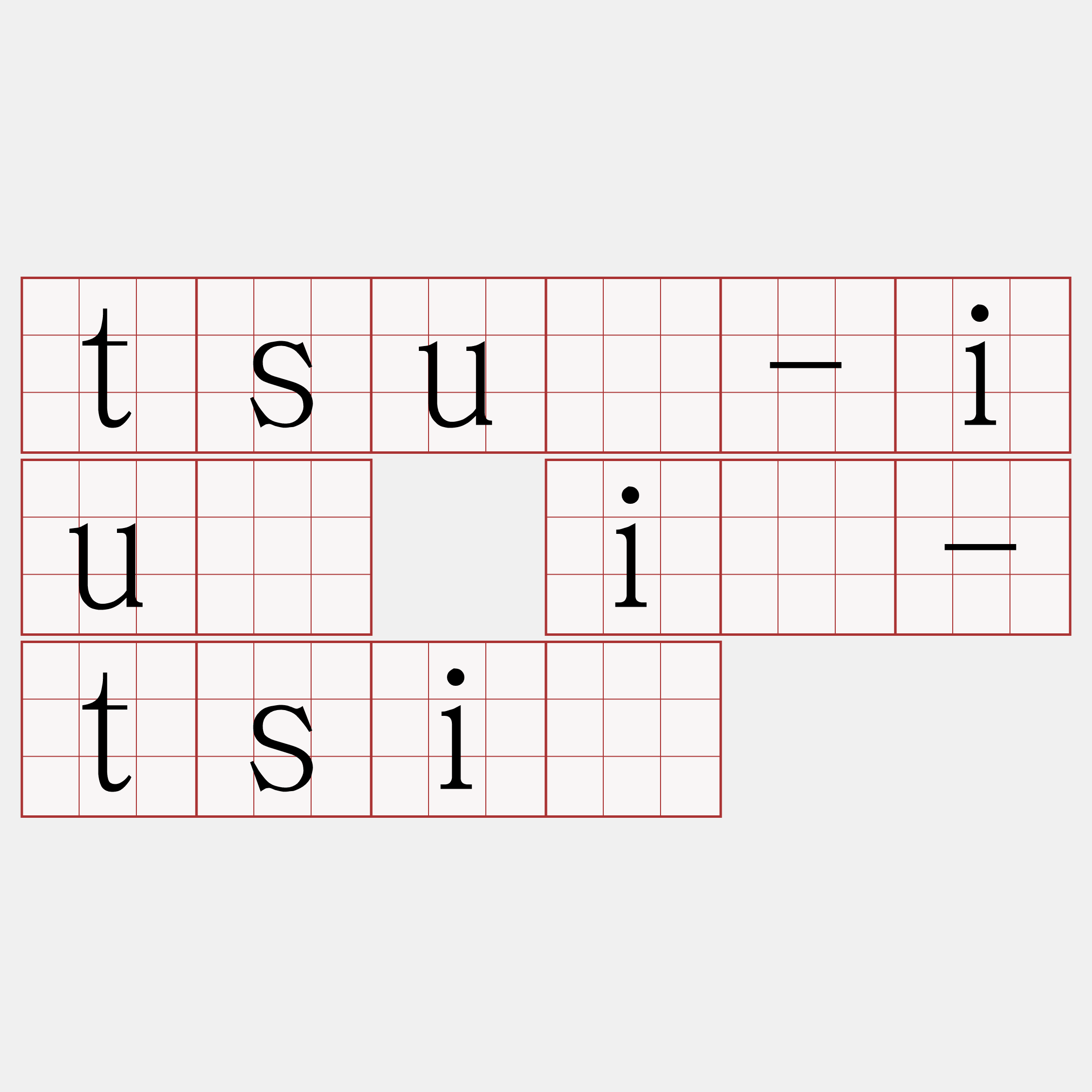 tsū-iû ì-tsì